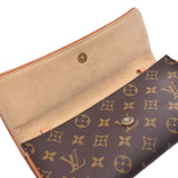 LOUIS VUITTON ルイヴィトン モノグラム ポシェットツインGM ブラウン M51852 レディース モノグラムキャンバス ショルダーバッグ Bランク 中古 銀蔵