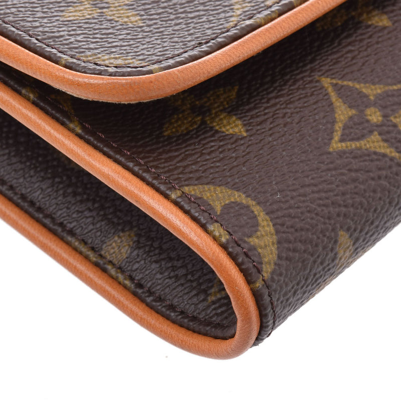 LOUIS VUITTON路易威登Monogram Pochette Twin GM棕色M51852女士Monogram帆布单肩包B等级二手Ginzo