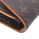 LOUIS VUITTON路易威登Monogram Pochette Twin GM棕色M51852女士Monogram帆布单肩包B等级二手Ginzo