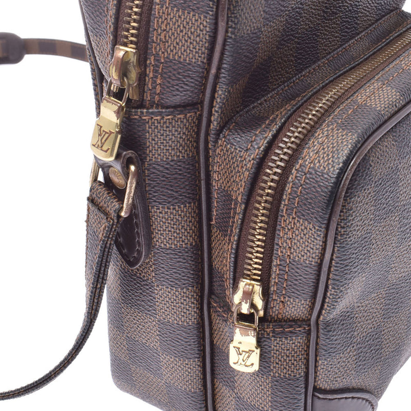 LOUIS VUITTON Louis Vuitton Damier Amazon SP Order Brown N48074 Unisex Damier Canvas Shoulder Bag B Rank Used Ginzo