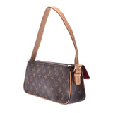 LOUIS VUITTON ルイヴィトン モノグラム ヴィバシテMM ブラウン M51164 レディース モノグラムキャンバス ショルダーバッグ Aランク 中古 銀蔵