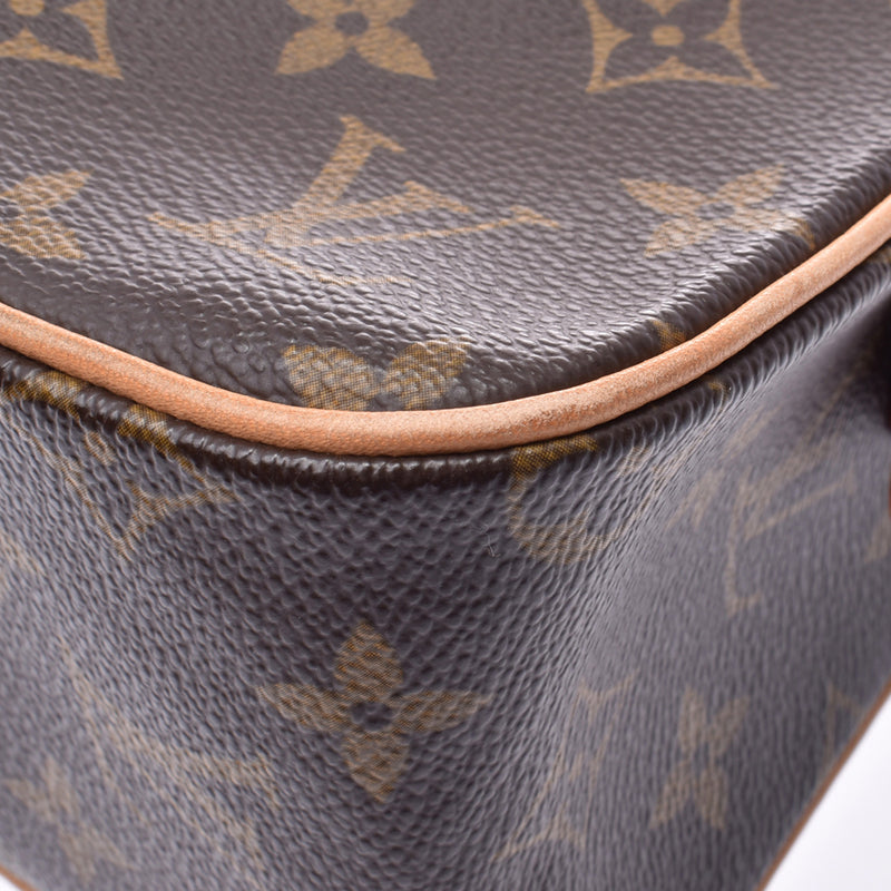 LOUIS VUITTON ルイヴィトン モノグラム ヴィバシテMM ブラウン M51164 レディース モノグラムキャンバス ショルダーバッグ Aランク 中古 銀蔵