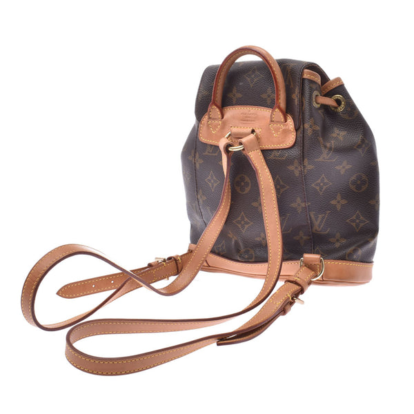 Louis Vuitton Monogram Mini monri brown M51137 ladies Monogram canvas Backpack