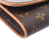 Louis Vuitton Monogram pochette twin PM brown m51854 Unisex Monogram canvas shoulder bag B