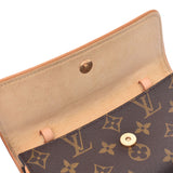 Louis Vuitton Monogram pochette twin PM brown m51854 Unisex Monogram canvas shoulder bag B