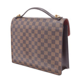 LOUIS VUITTON路易威登Damier Monceau SP Order Brown N48088中性Damier帆布2WAY Bag B二手二手Ginzo