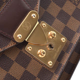 LOUIS VUITTON路易威登Damier Monceau SP Order Brown N48088中性Damier帆布2WAY Bag B二手二手Ginzo