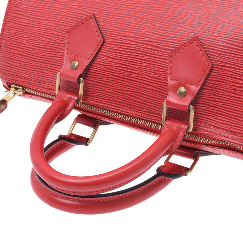 25 14127 Louis Vuitton speedy red レディースエピレザーハンドバッグ