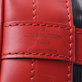 LOUIS VUITTON Louis Vuitton epinoe bi-color (red/black) M44017 women's epinero shoulder bag B-rank used silver