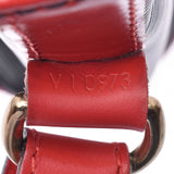 LOUIS VUITTON Louis Vuitton epinoe bi-color (red/black) M44017 women's epinero shoulder bag B-rank used silver