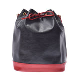 LOUIS VUITTON Louis Vuitton epinoe bi-color (red/black) M44017 women's epinero shoulder bag B-rank used silver