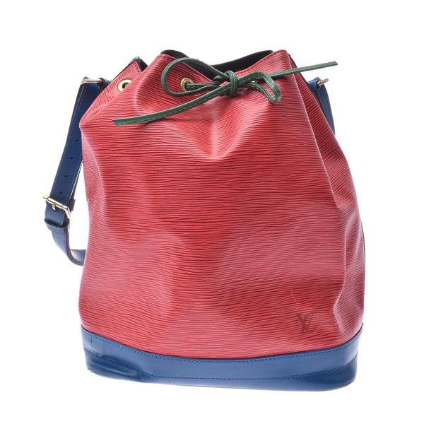 LOUIS VUITTON Louis Vuitton Epi Noe Tricorol Red/Blue/Green M44084 Unisex Epirea Shoulder Bag B Rank Used Ginzo