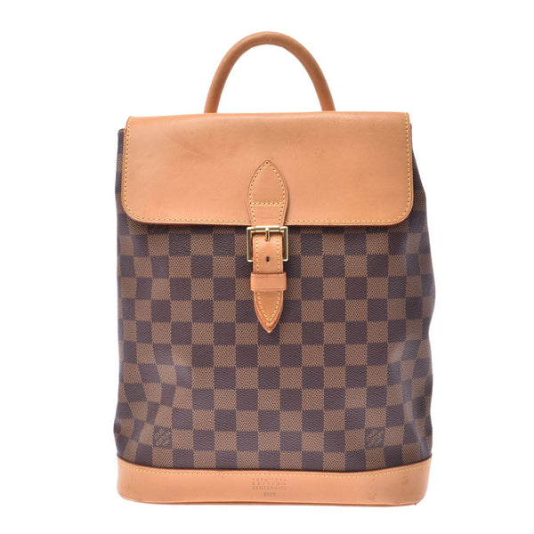 LOUIS VUITTON Louis Vuitton Damier Arlequin 100th Anniversary Limited N99038 Unisex Damier Canvas Backpack Day Pack B Rank Used Ginzo