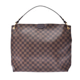 LOUIS VUITTON Louis Vuitton Damier Graceful MM One Shoulder Bag Brown N44045 Ladies Damier Canvas Shoulder Bag Unused Ginzo