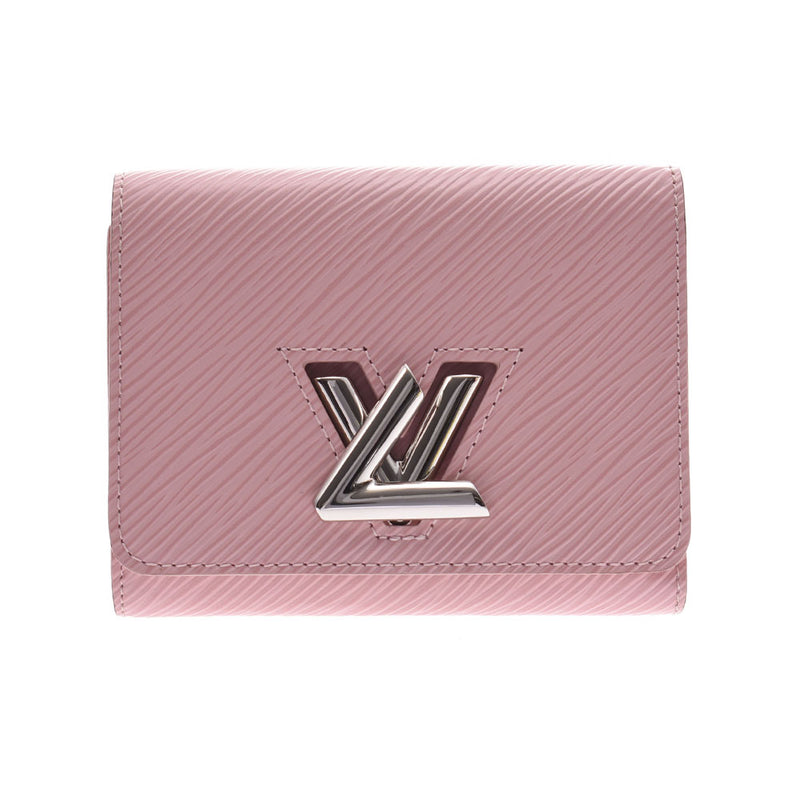 LOUIS VUITTON ルイヴィトンエピポルトフォイユツイストコンパクトローズバレリーヌ M62934 レディースエピレザー three fold wallet A rank used silver storehouse