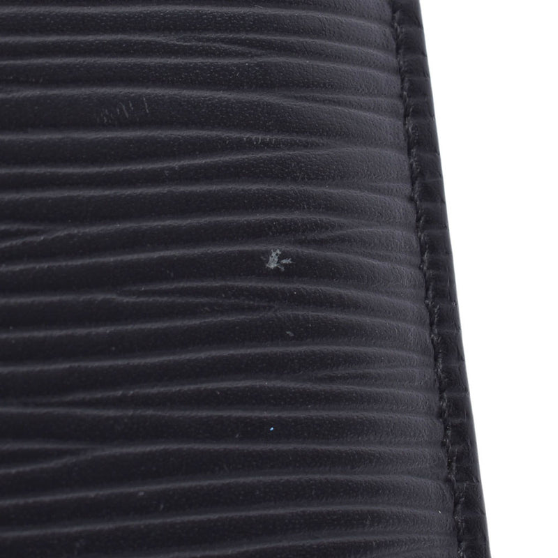 LOUIS VUITTON Louis Vuitton Epi Portofeuil Braza Noir (Black) M60622 Men's Epi Leather Long Wallet B Rank Used Ginzo