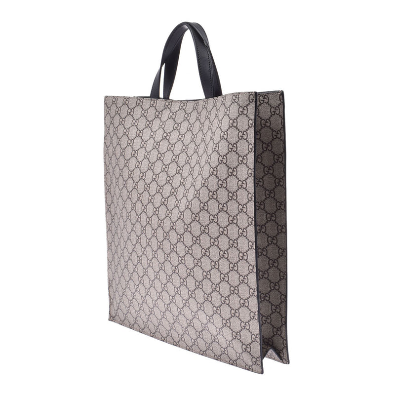 Gucci GG Supreme 2WAY Bag King Snake Beige Black Unisex Tote Bag