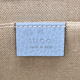 GUCCI Gucci链肩袋联锁插座,蓝色金牌510304,女士卡夫肩袋,新使用的银补贴