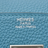 HERMES エルメス バーキン30 ターコイズ パラジウム金具 □R刻印(2014年頃) レディース トゴ ハンドバッグ 未使用 銀蔵