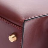 HERMES Hermes Kelly 32 Outer Sewing Rouge Ash / Gold Fittings F Engraved (c. 2002) Women's BOX Calf 2WAY Bag A Rank Used Ginzo