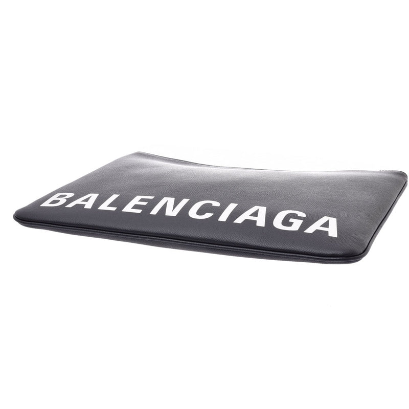 BALENCIAGA バレンシアガ 黒 579550 ユニセックス レザー クラッチバッグ 未使用 銀蔵