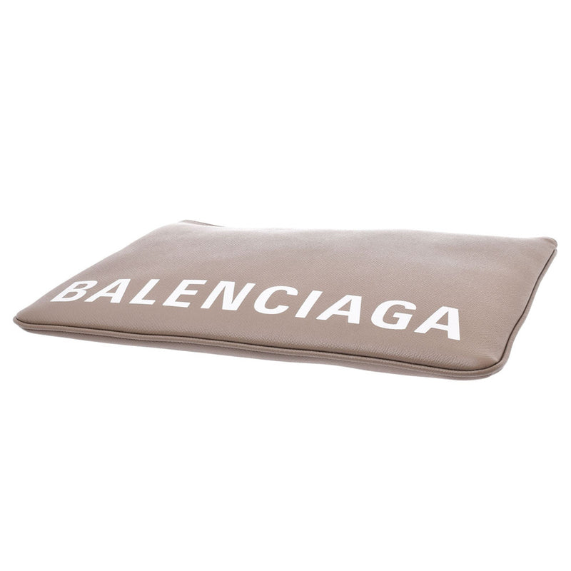 BALENCIAGA バレンシアガ 茶系 579550 ユニセックス レザー クラッチバッグ 未使用 銀蔵