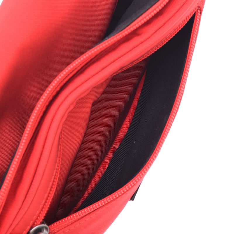 BALENCIAGA Explorer腰包红色/黑色482389中性尼龙身体包未使用Ginzo