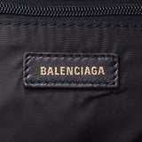 BALENCIAGA 巴伦西亚加背包车轮黑色 / 蓝色 565798 中性尼龙背包日包未使用的银仓库