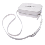 BALENCIAGA Balenciaga gables Day camera bag white silver hardware 552372 women's leather shoulder bag unused silver