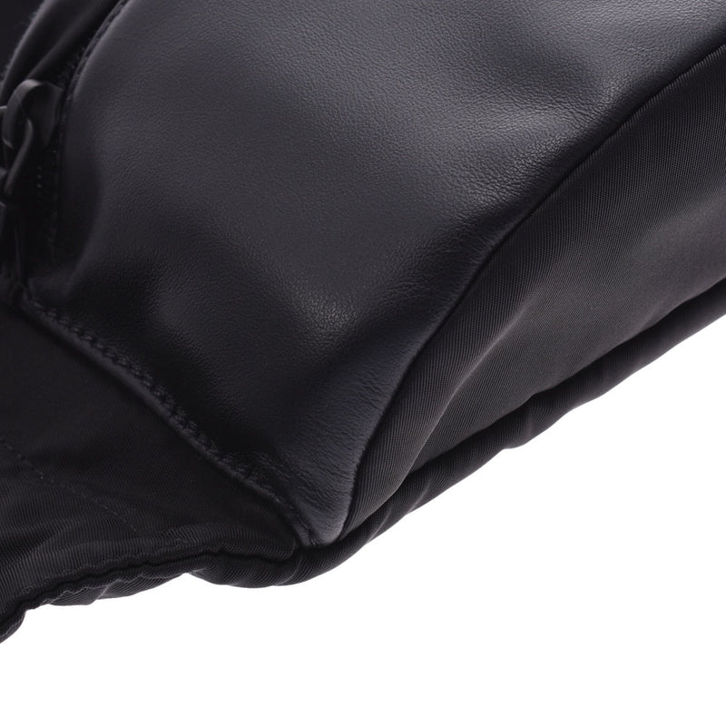 Prada Prada Black / blue 2vl132 Unisex nylon / leather body bag