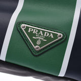 Prada Prada Black / Blue / green 2vl132 Unisex nylon / leather body bag