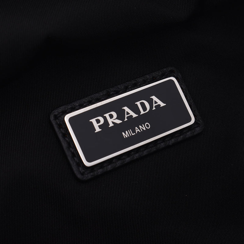 普拉达（prada）普拉达（prada）黑色/海军/绿色2VL132男女皆宜的尼龙/皮革身体包未使用Ginzo