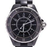 CHANEL シャネル J12 38mm H0685 メンズ 黒セラミック/SS 腕時計 自動巻き 黒文字盤 Aランク 中古 銀蔵