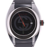 GUCCI Gucci SYNC XXL 137.1 Mens Ceramic/Rubber Watch Quartz Black Dial A Rank Used Ginzo
