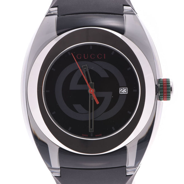 【美品】GUCCI グッチ SYNC 腕時計 137.1 800000081978000-