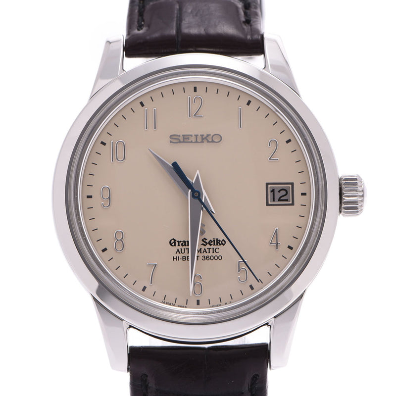 SEIKO Seiko Grand Seiko Mechanical High Beat SBGH013/9S85-00F0 Men's Watch Automatic Winding Ivory Dial A Rank Used Ginzo