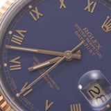 ROLEX ロレックス デイトジャスト 16233 ボーイズ YG/SS 腕時計 自動巻き ブルーローマン文字盤 ABランク 中古 銀蔵