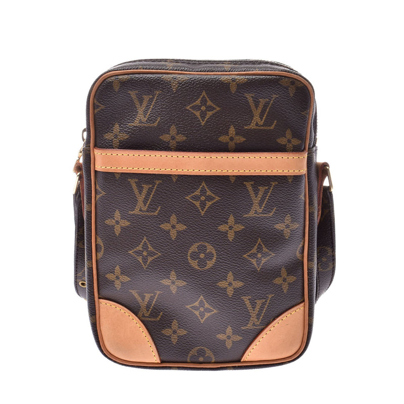 LOUIS VUITTON ルイヴィトン モノグラム ダヌーブ ブラウン M45266 ユニセックス モノグラムキャンバス ショルダーバッグ ABランク 中古 銀蔵