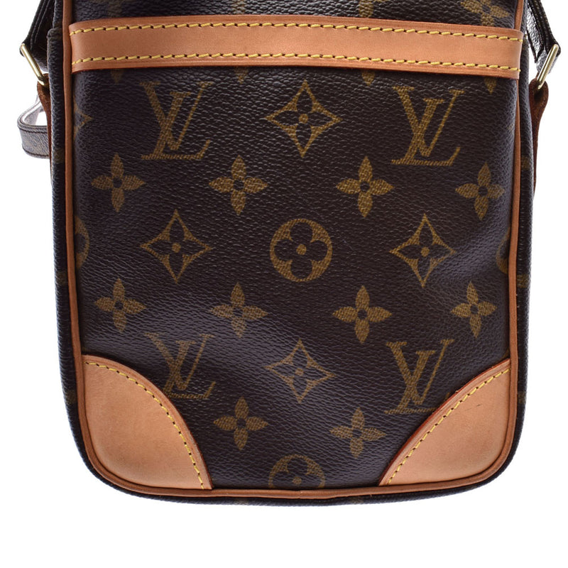 LOUIS VUITTON ルイヴィトン モノグラム ダヌーブ ブラウン M45266 ユニセックス モノグラムキャンバス ショルダーバッグ ABランク 中古 銀蔵