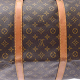 LOUIS VUITTON Louis Vuitton Monogram Keepall 60 Brown M41412 Unisex Monogram Canvas Boston Bag B Rank Used Ginzo
