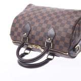 LOUIS VUITTON路易威登Damier Speedy Band Lierre 25棕色N41181男女皆宜的Damier帆布手提包AB等级二手Ginzo