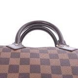 LOUIS VUITTON路易威登Damier Speedy Band Lierre 25棕色N41181男女皆宜的Damier帆布手提包AB等级二手Ginzo