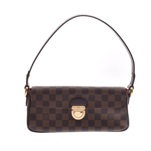 LOUIS VUITTON ルイヴィトン ダミエ ラヴェッロPM ブラウン N60007 レディース ダミエキャンバス ワンショルダーバッグ ABランク 中古 銀蔵