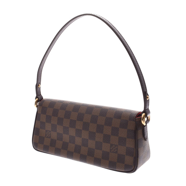 LOUIS VUITTON ルイヴィトン ダミエ ラヴェッロPM ブラウン N60007 レディース ダミエキャンバス ワンショルダーバッグ ABランク 中古 銀蔵