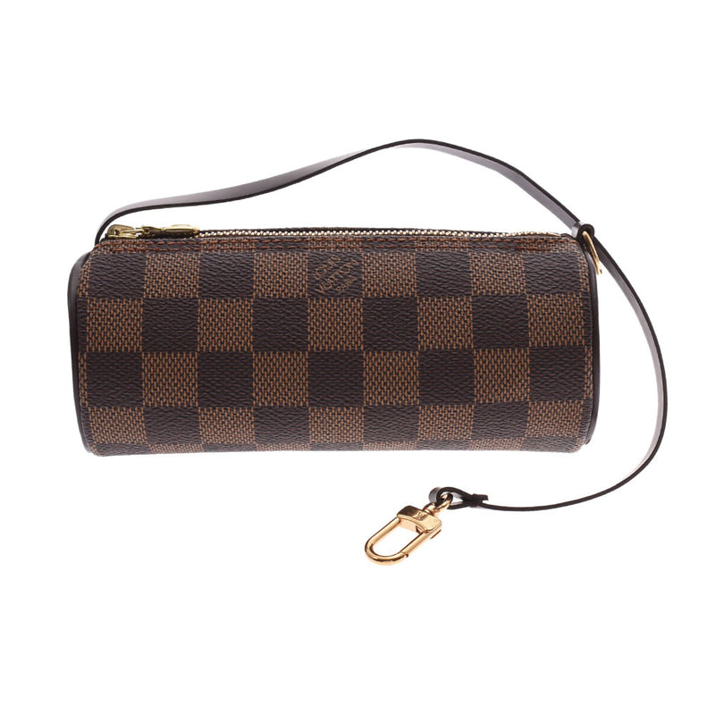 LOUIS VUITTON Louis Vuitton Damier Papillon GM Brown N51303 Ladies Damier Canvas Handbag A Rank Used Ginzo