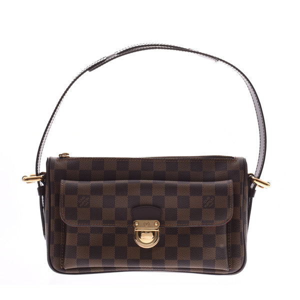 LOUIS VUITTON Louis Vuitton Damier Ravello GM Brown N60006 Ladies Damier Canvas One Shoulder Bag A Rank Used Ginzo