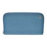 GUCCI Gucci GG logo round fastener long wallet turquoise 449347 unisex calf long wallet-free silver storehouse