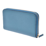 GUCCI Gucci GG logo round fastener long wallet turquoise 449347 unisex calf long wallet-free silver storehouse