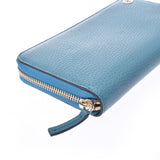 GUCCI Gucci GG logo round fastener long wallet turquoise 449347 unisex calf long wallet-free silver storehouse