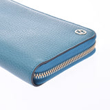 GUCCI Gucci GG logo round fastener long wallet turquoise 449347 unisex calf long wallet-free silver storehouse